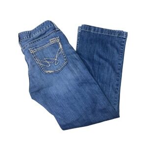Cruel Denim Jayley‎ Bootcut Jeans Medium Wash Thick Stitch Western Womens 29/7 S